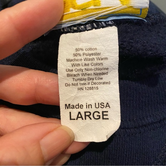 Vintage UCLA Gold Standard Navy Sweatshirt Size Large-Made in USA-Unisex - Picture 5 of 5